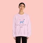 Dog Lover Crewneck Sweatshirt - "My Dog Is My Favorite Child" Graphic