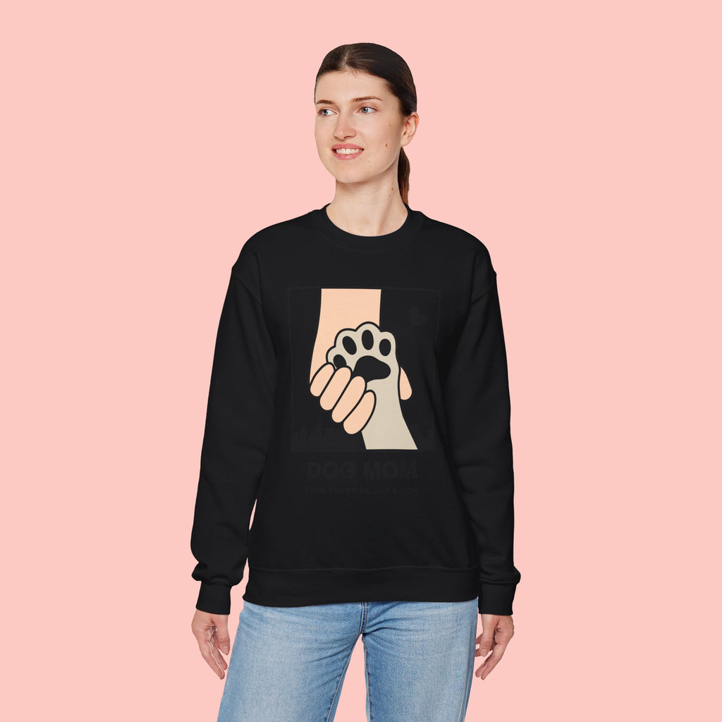 Dog Mom Crewneck Sweatshirt – Paw Hold Design