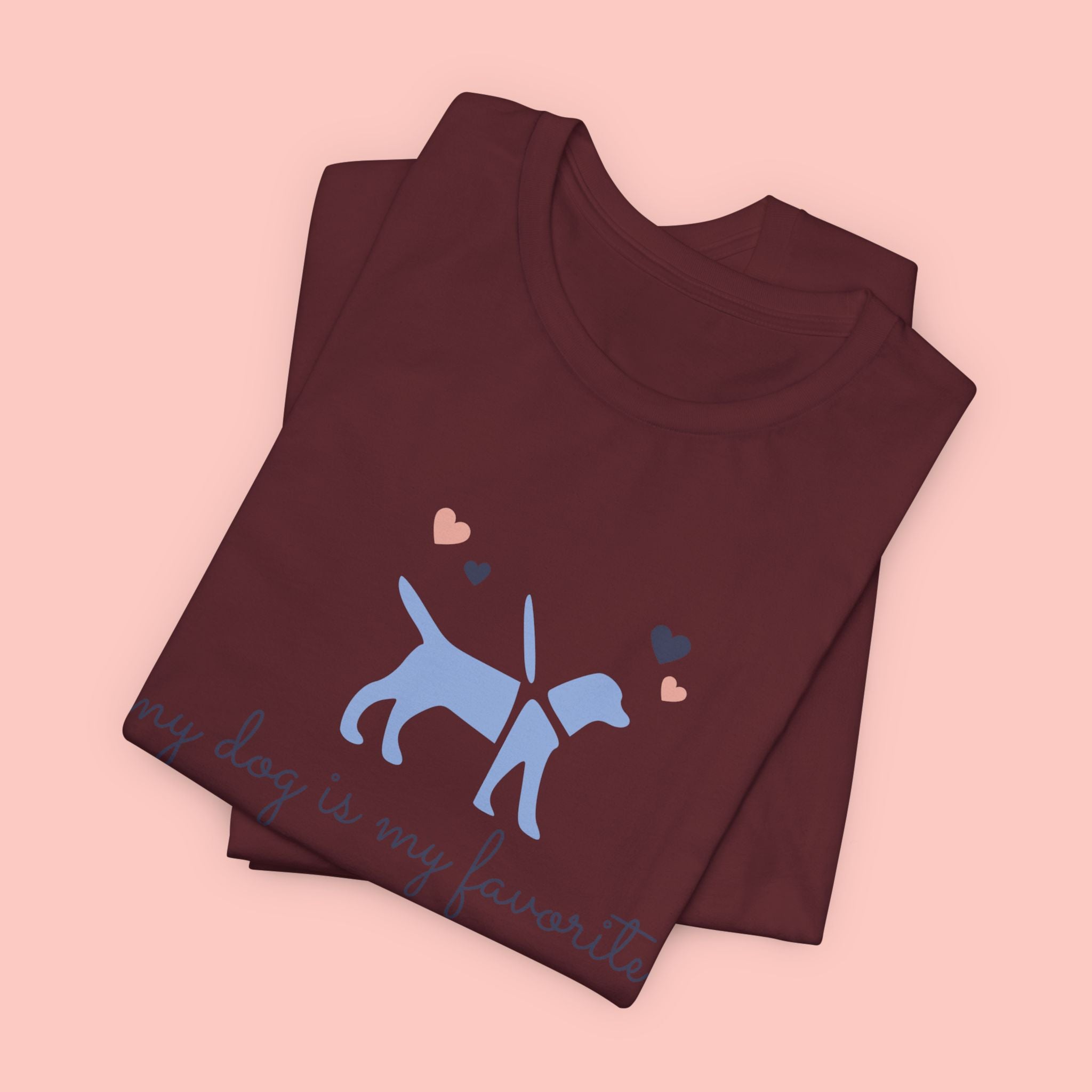 Dog Lover T‑Shirt — "My Dog Is My Favorite Child" Cute Puppy Graphic Tee