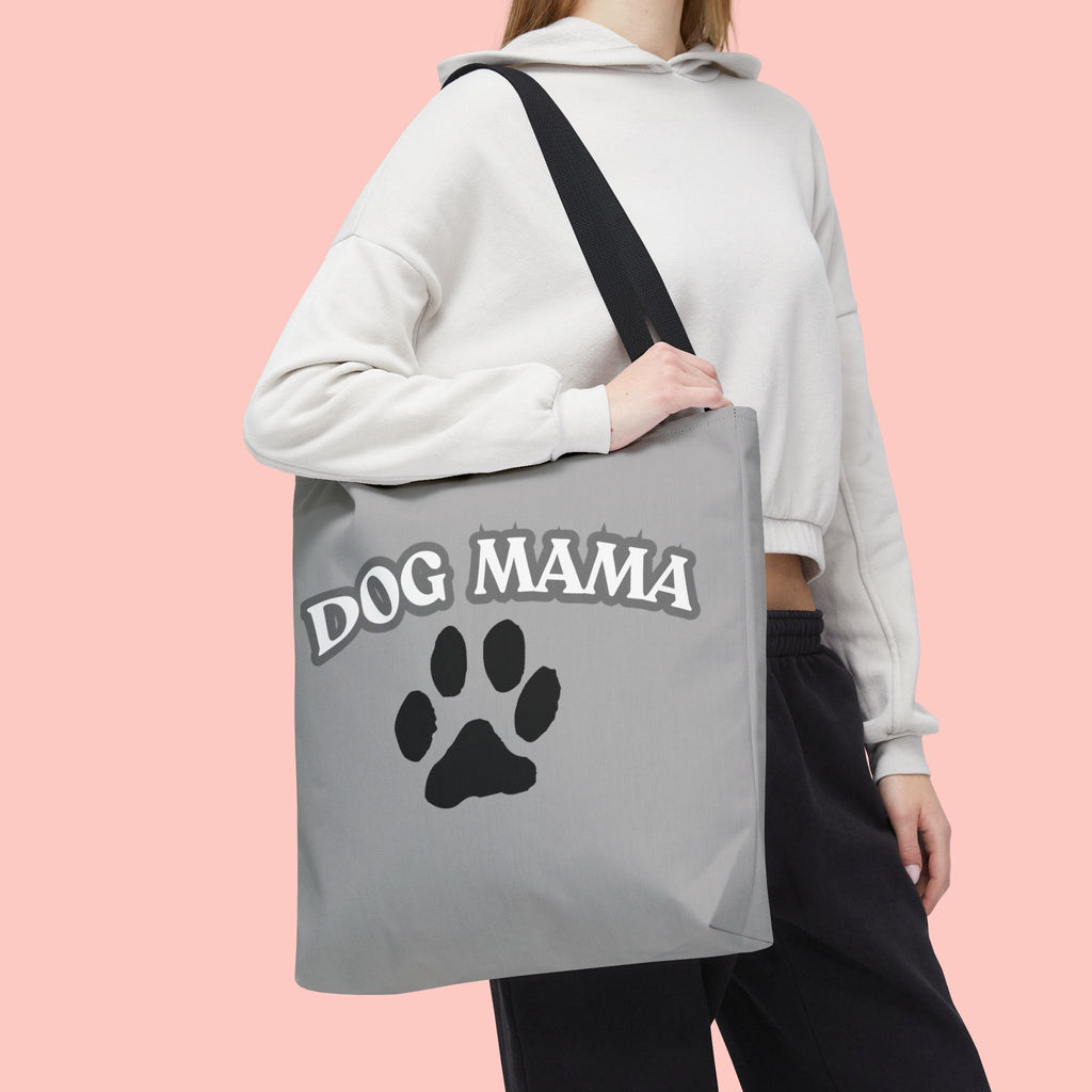 Dog Mama Paw Print Tote Bag – Cute Pet Lover Gift