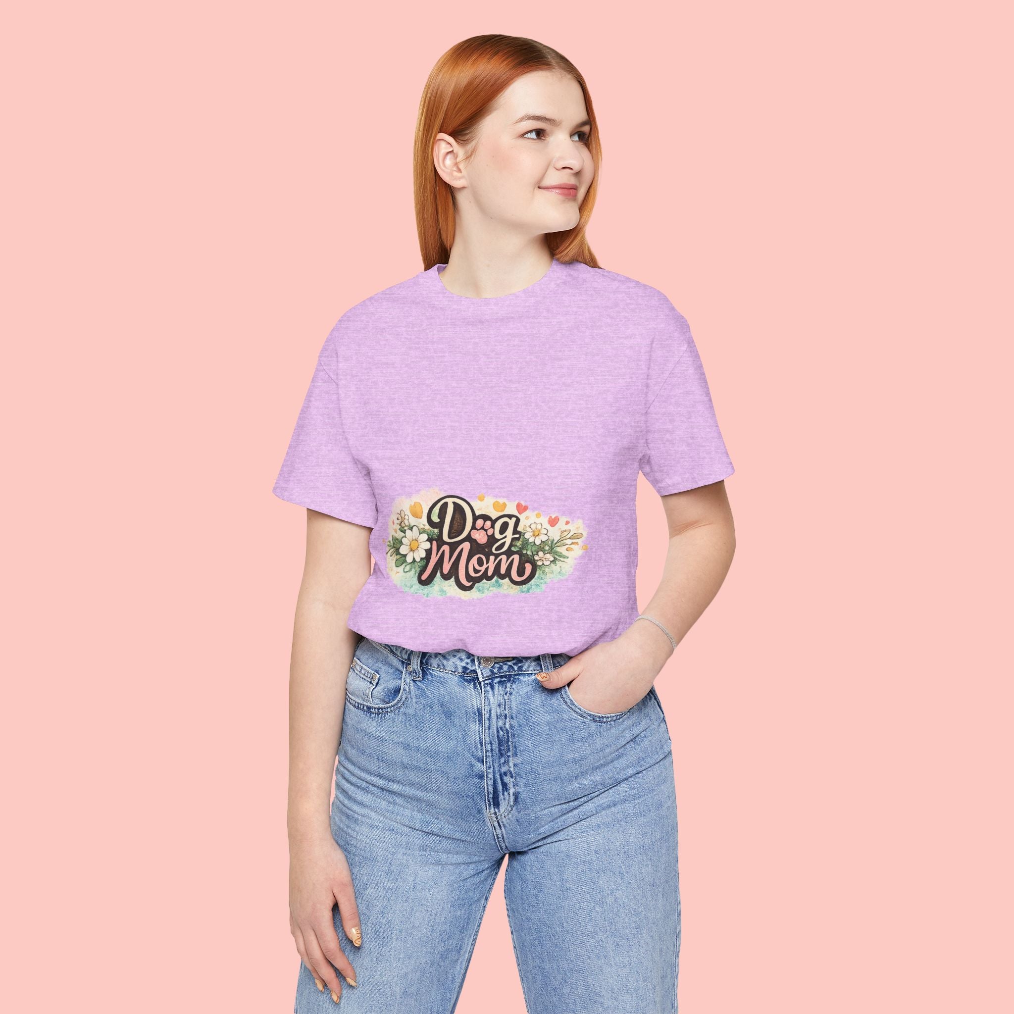Dog Mom Floral Tee