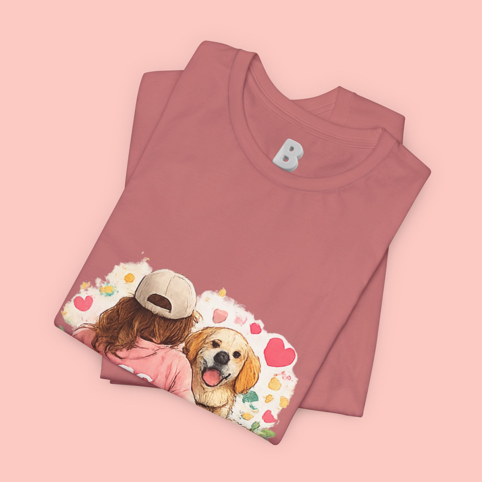 Dog Mom T-Shirt — Cute Floral Puppy Tee for Dog Lovers