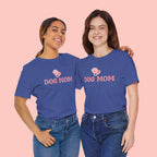 Dog Mom T-Shirt — Pink Paw Graphic Tee for Dog Lovers