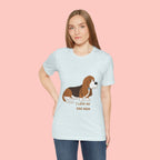 Dog Mom T‑Shirt — Cute Basset Hound I Love My Dog Mom Tee