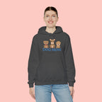 Dog Mom Hoodie — Cute Puppy Trio 'Dog Mom' Graphic Sweatshirt
