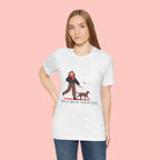 Walk With Your Dog Tee — Cute Dog Walking Graphic T-Shirt