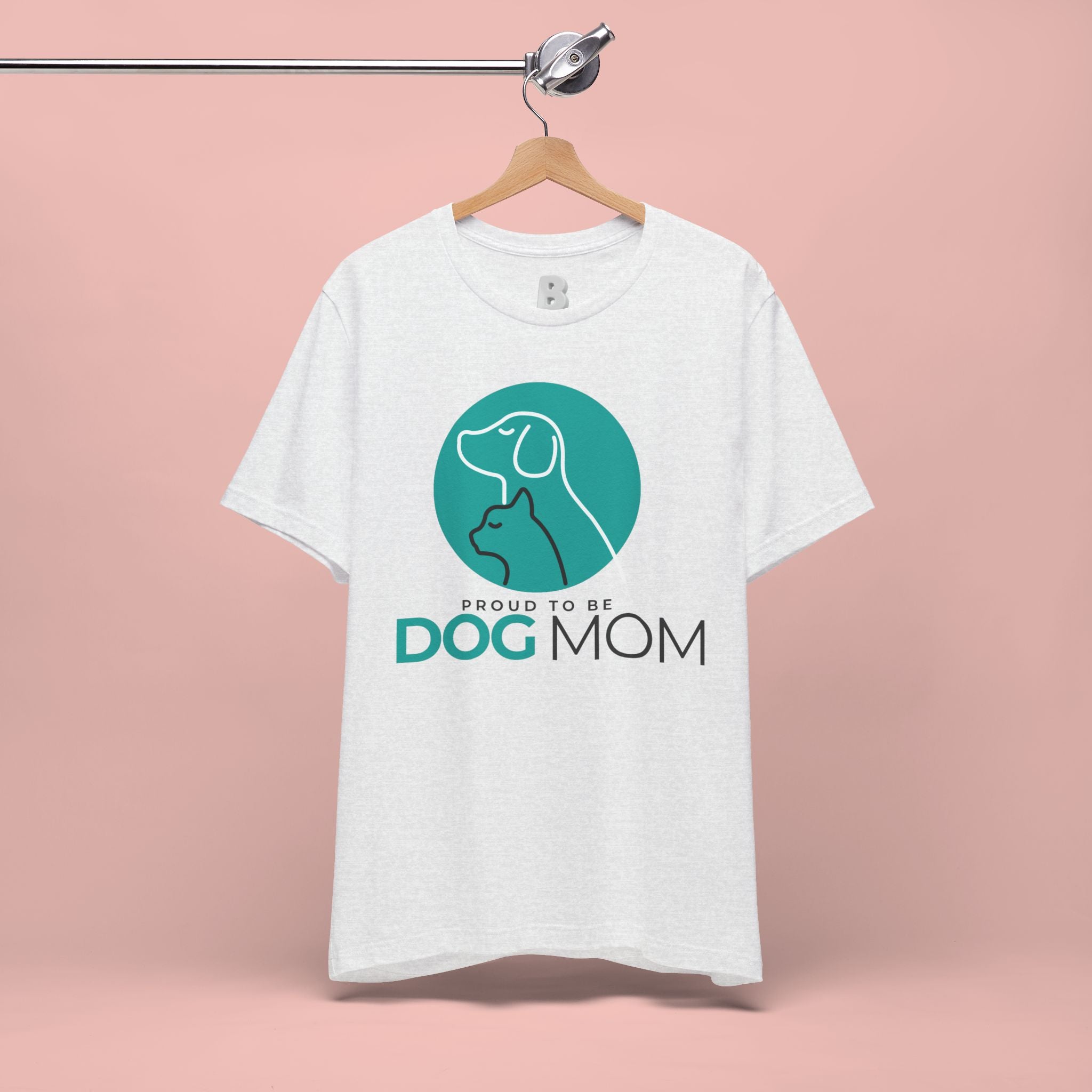 Dog Mom T-Shirt – "Proud to Be Dog Mom" Graphic Tee