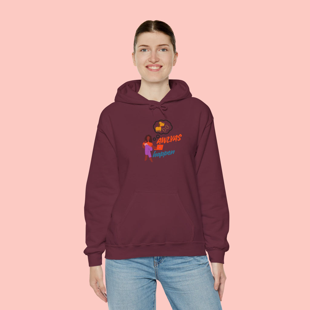 Hoodie — "Always Happen" Empowerment Graphic Hoodie