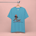 Walk With Your Dog Tee — Cute Dog Walking Graphic T-Shirt