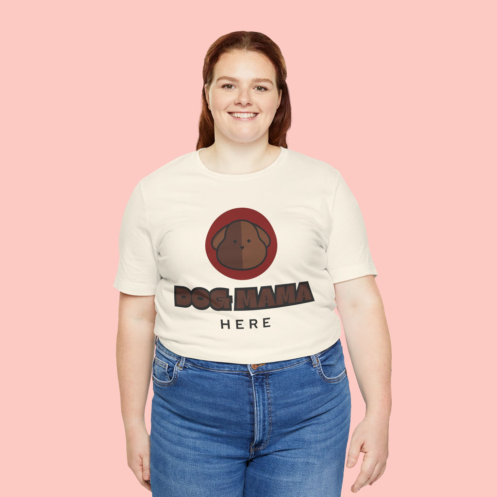 Dog Mama T-Shirt – Cute Brown Pup Graphic Tee