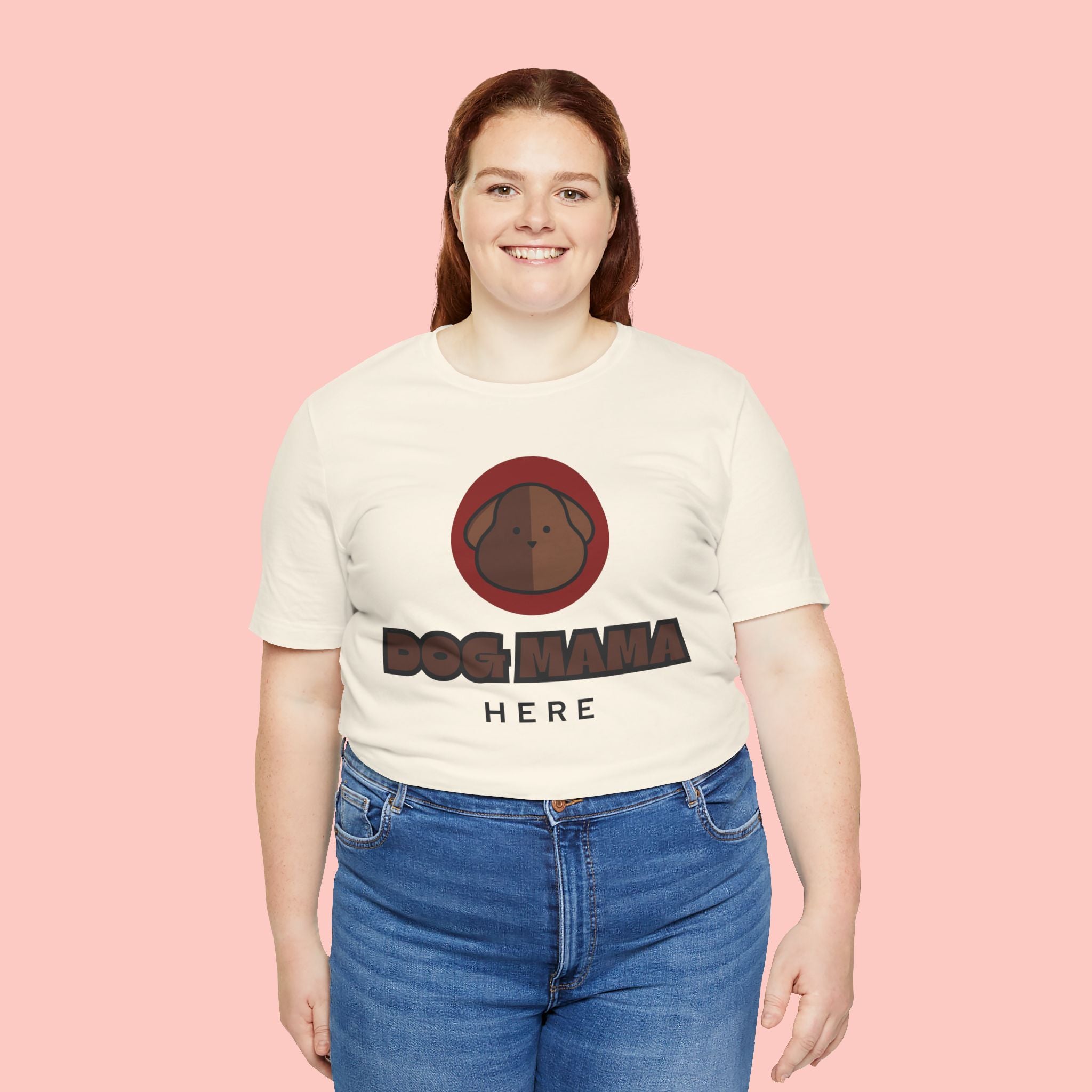 Dog Mama T-Shirt – Cute Brown Pup Graphic Tee