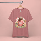Dog Mom T-Shirt - Cute Woman with Dogs Graphic Tee