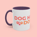 Accent Coffee Mug - "Growing Hair I Don't Care" Floral Script Coffee Mug
