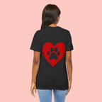 Pet Lover Heart Paw T-Shirt