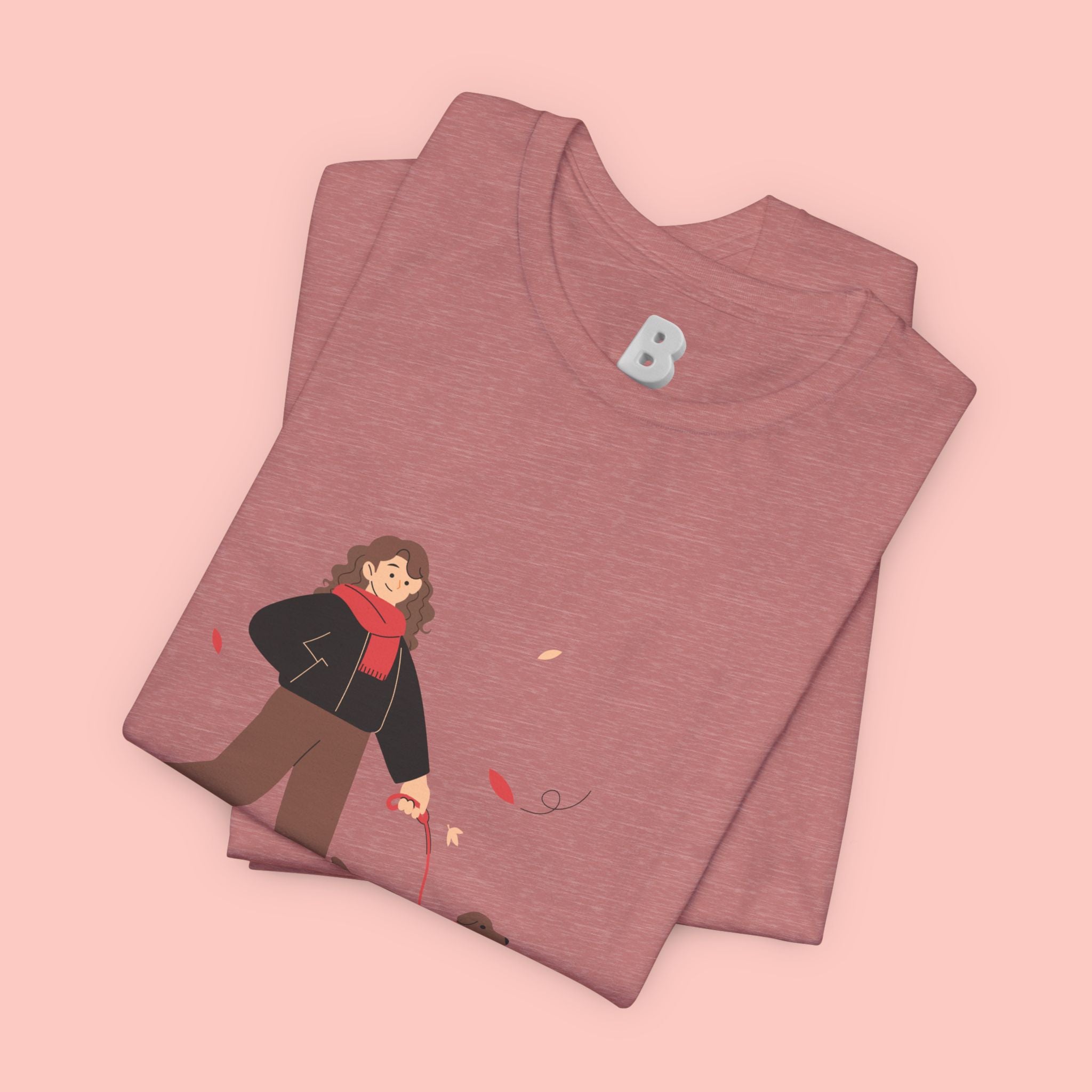 Walk With Your Dog Tee — Cute Dog Walking Graphic T-Shirt