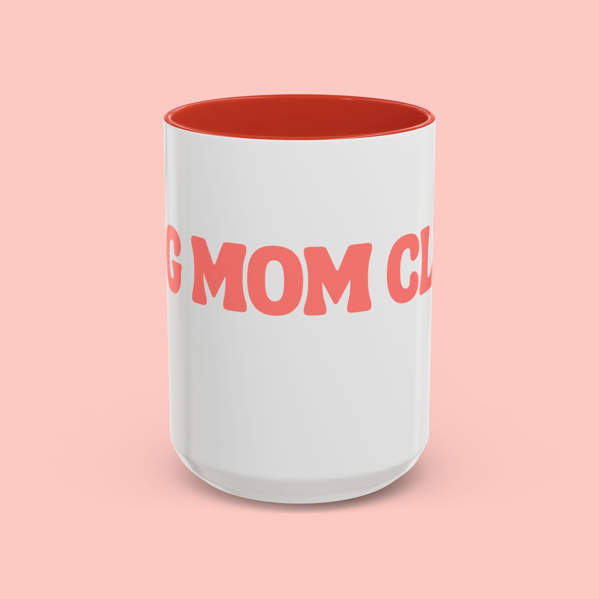 Mom Club Coffee Mug — Cute Paw Print Accent Mug for Dog Moms (11/15 oz)