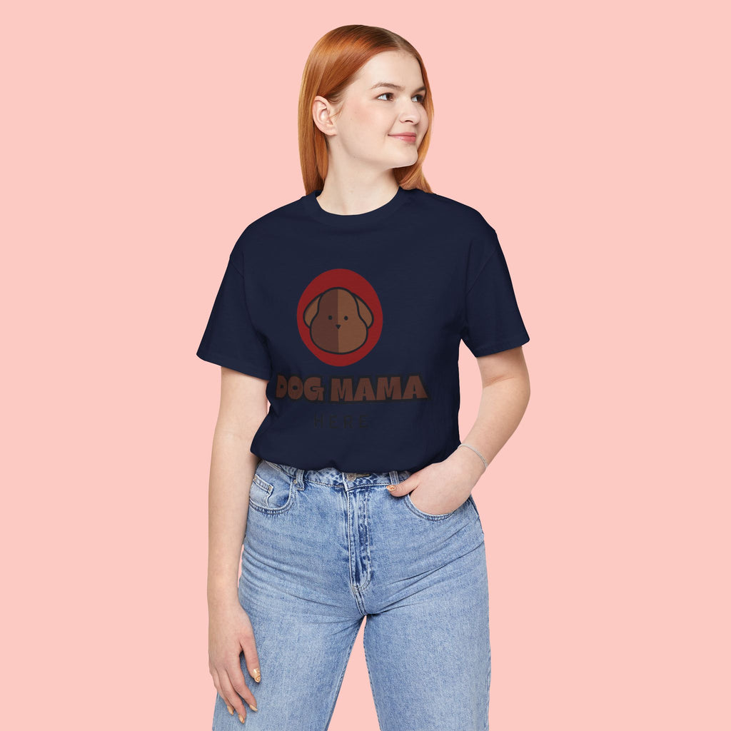 Dog Mama T-Shirt – Cute Brown Pup Graphic Tee