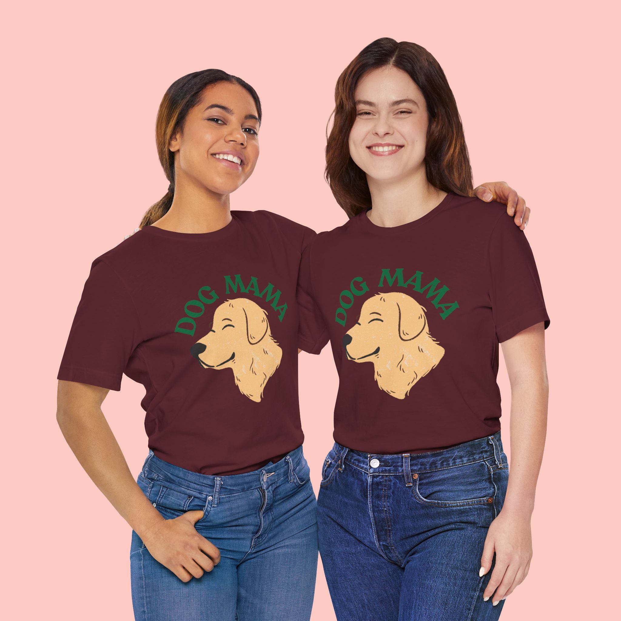 Dog Mama T-Shirt – Golden Retriever Graphic Tee