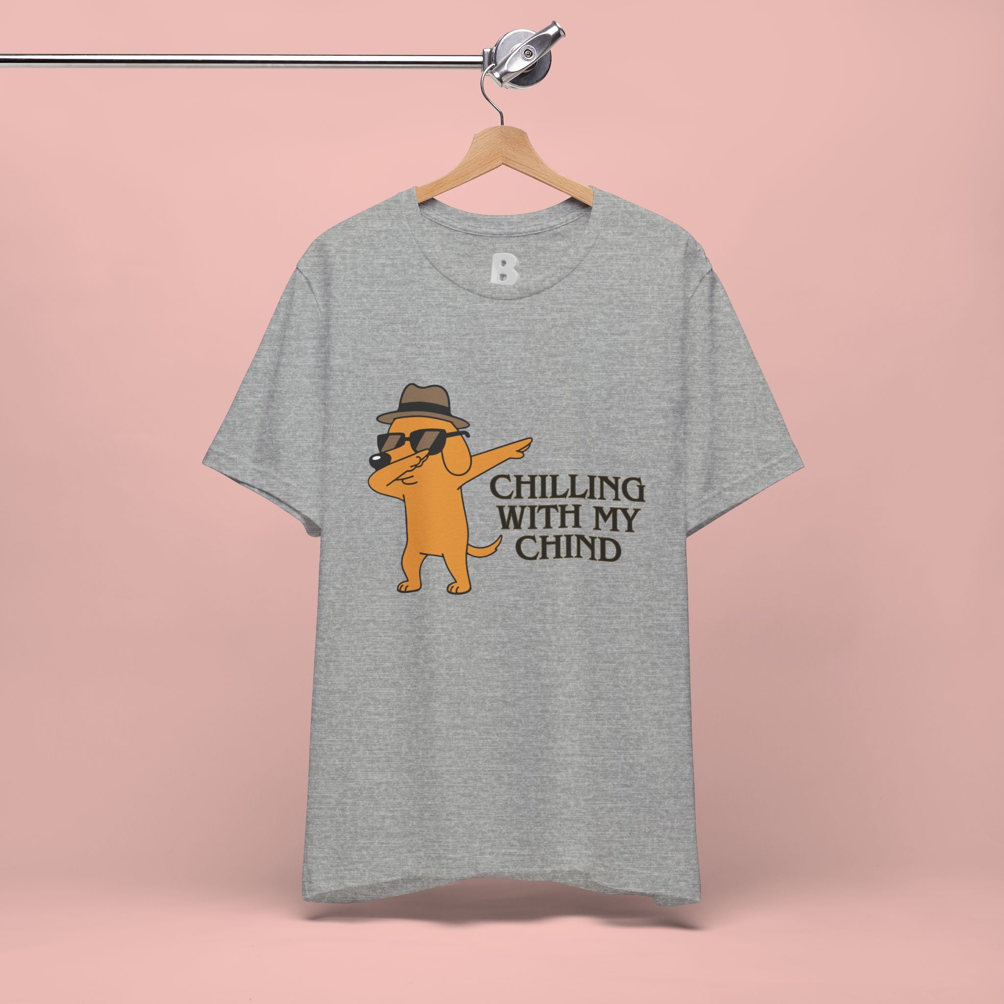 Chilling With My Chind T-Shirt — Funny Dabbing Cat Graphic Tee