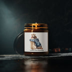 Soy Candle — 'Cuddles Over Everything' Amber Jar (Multiple Sizes)