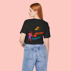 T‑Shirt — "Always Happen" Graphic Tee with Woman & Thought Bubble