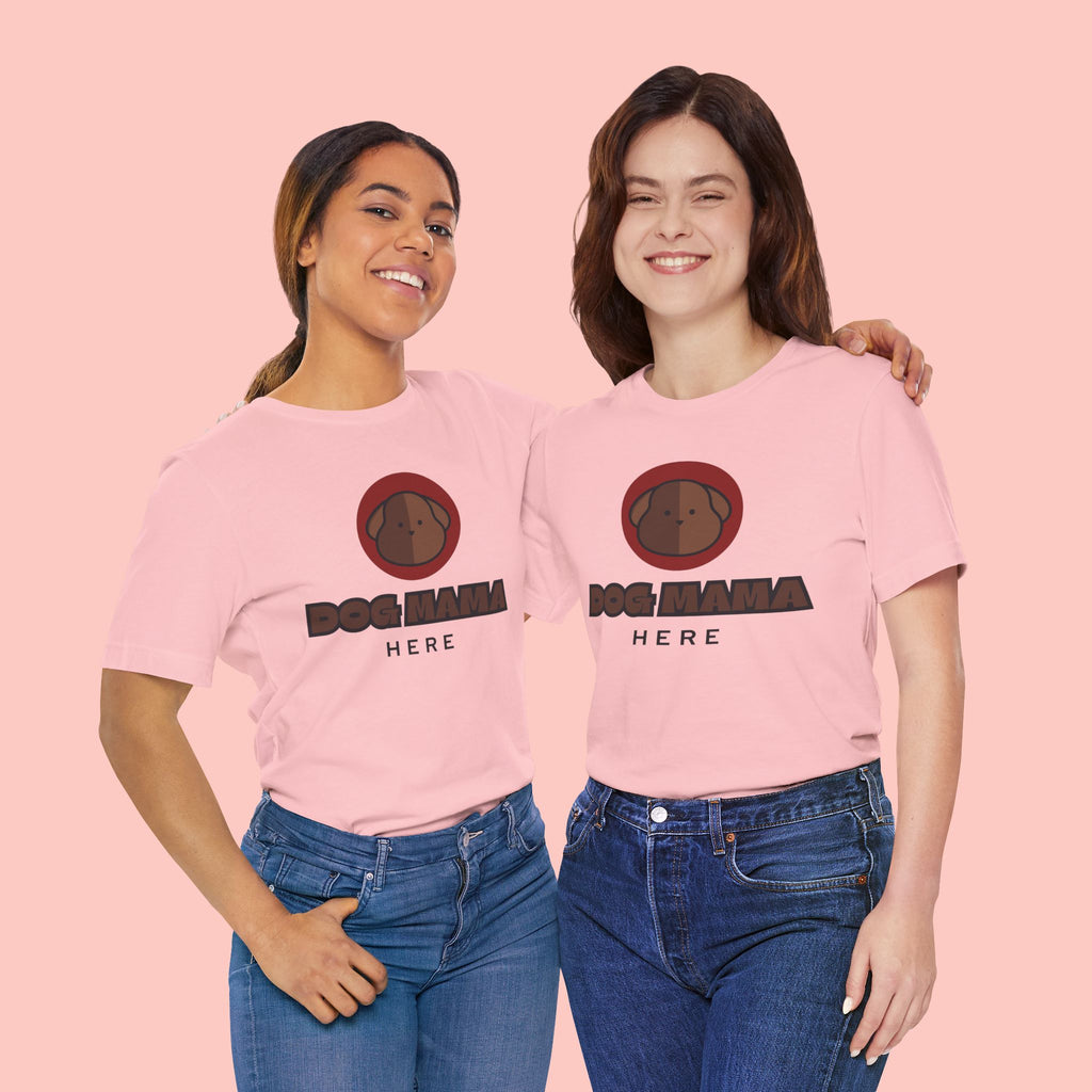 Dog Mama T-Shirt – Cute Brown Pup Graphic Tee
