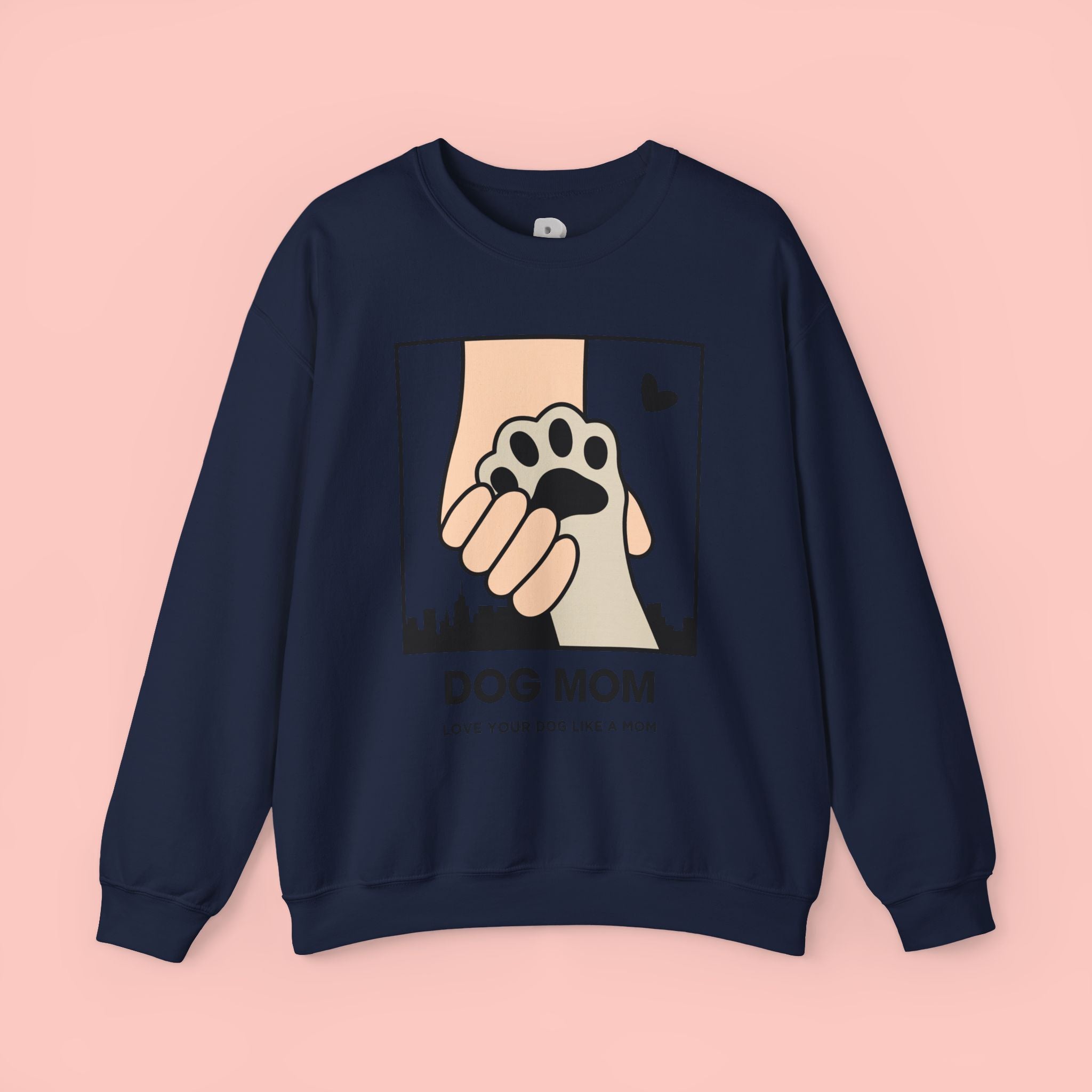 Dog Mom Crewneck Sweatshirt – Paw Hold Design