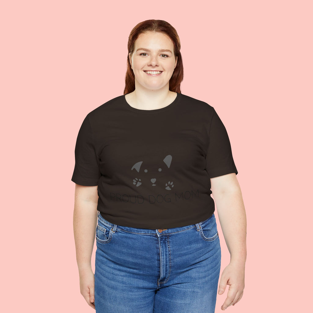 Proud Dog Mom T-Shirt — Cute Paw Print Dog Mom Tee