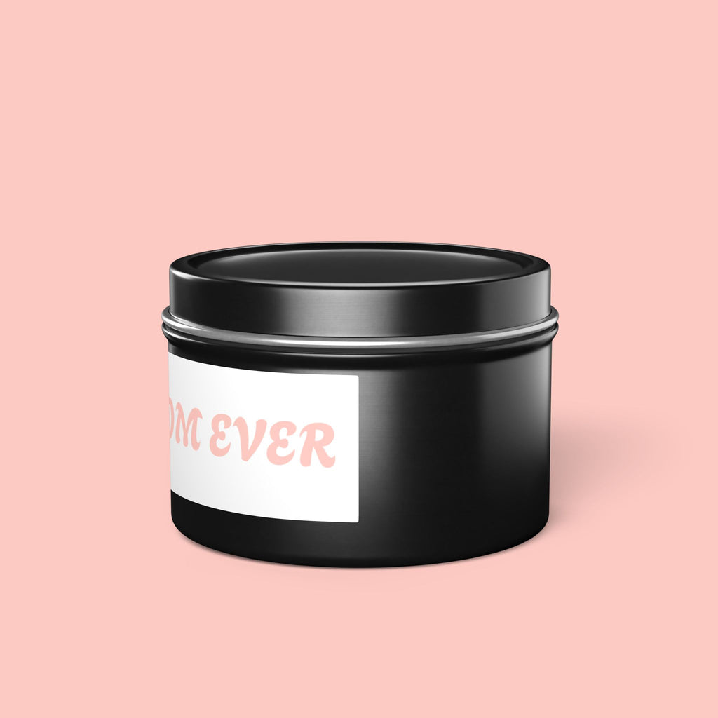 Tin Candle — "Best Dog Mom Ever" Scented Tin Candle | Gift for Dog Lovers