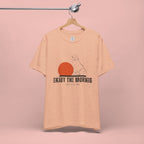 Enjoy the Morning Dog T-Shirt — Graphic Sunrise Pet Lover Tee
