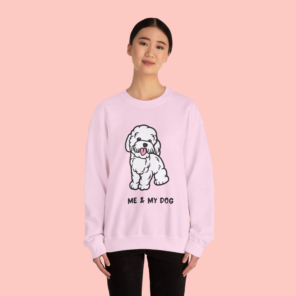Me & My Dog Cute Doodle Crewneck Sweatshirt