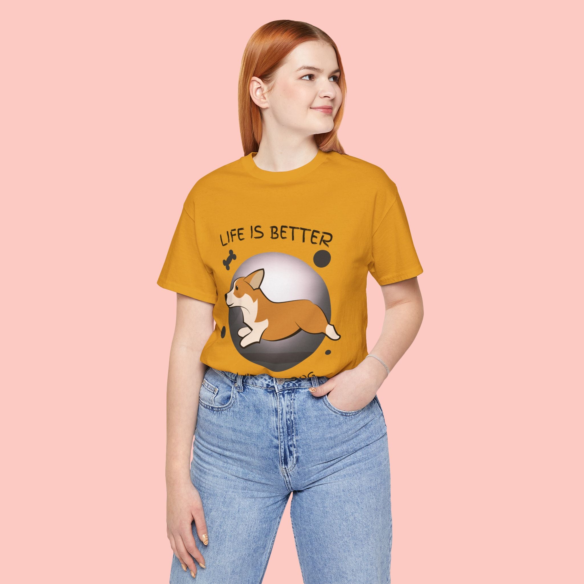 Life Is Better With My Dog Corgi T-Shirt