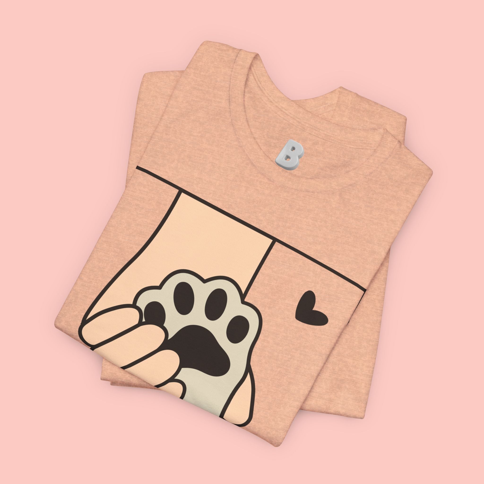 Dog Mom T-Shirt — "Love Your Dog Like a Mom" Paw Print Graphic
