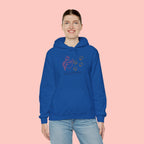 Dog Cuddle Hoodie – Minimal Paw Print & Script Pet Lover Sweatshirt