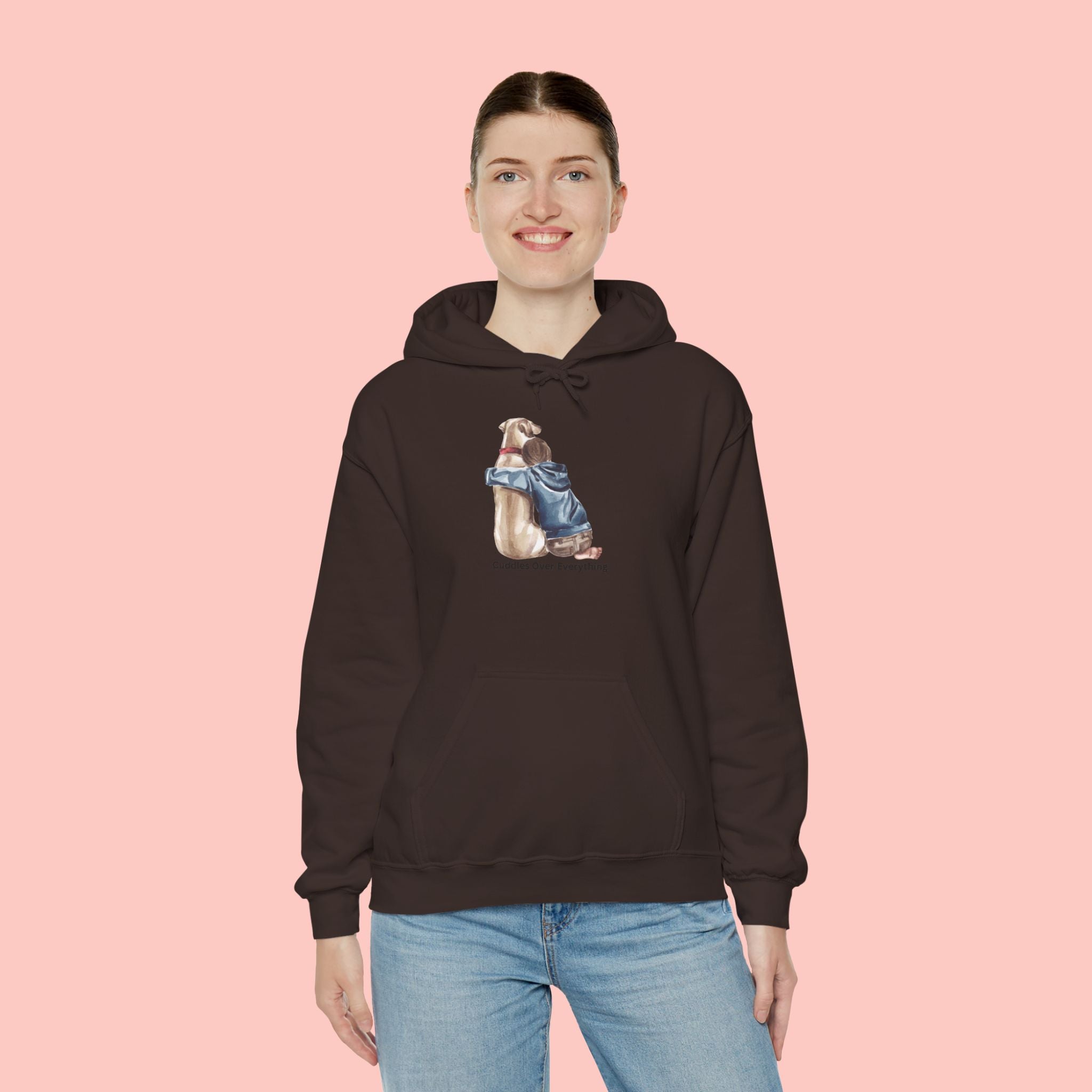 Dog Mom Hoodie — Cozy ‘Couldn’t Chew Your Feelings’ Graphic Sweatshirt