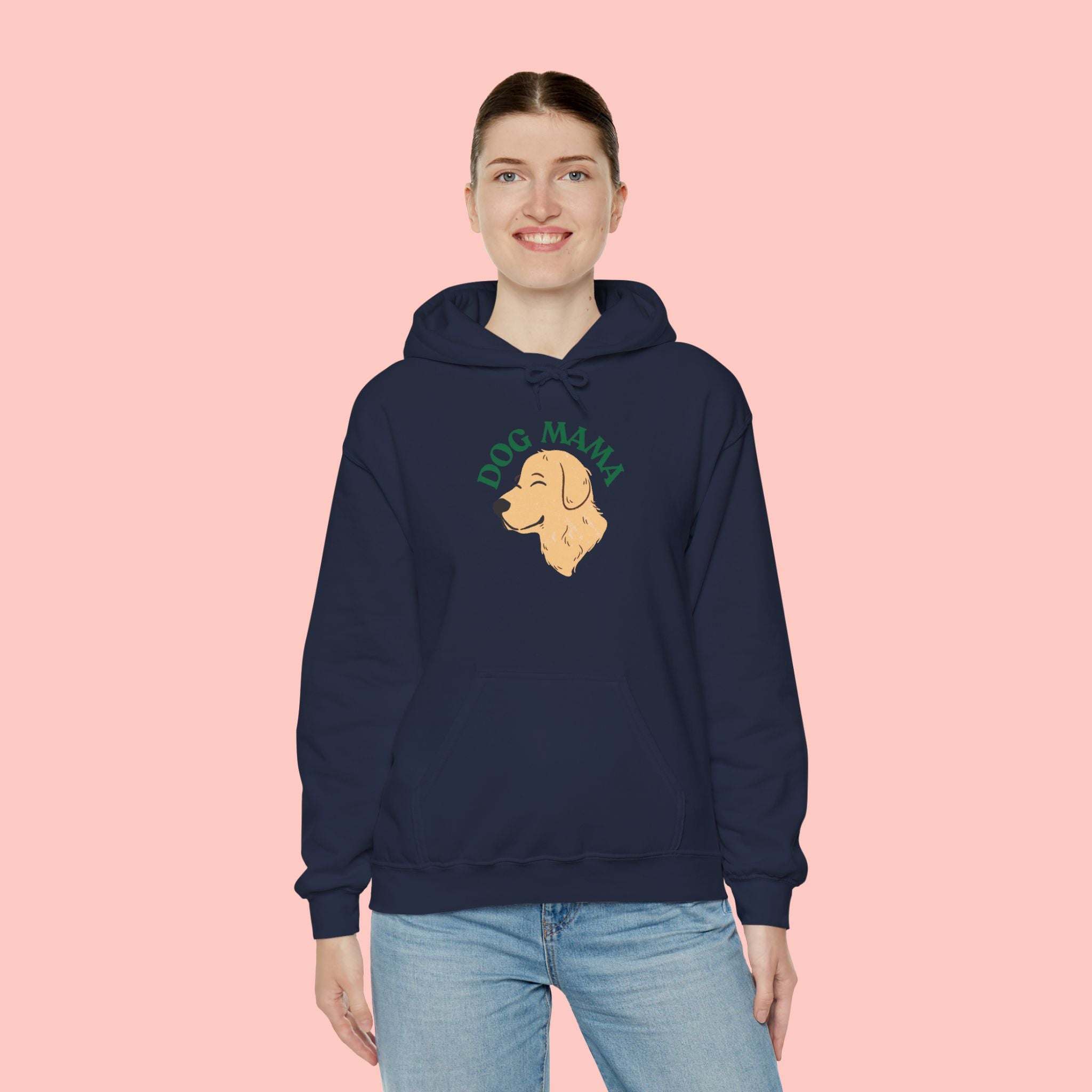 Dog Mama Hoodie — Cute Golden Retriever Dog Mom Sweatshirt
