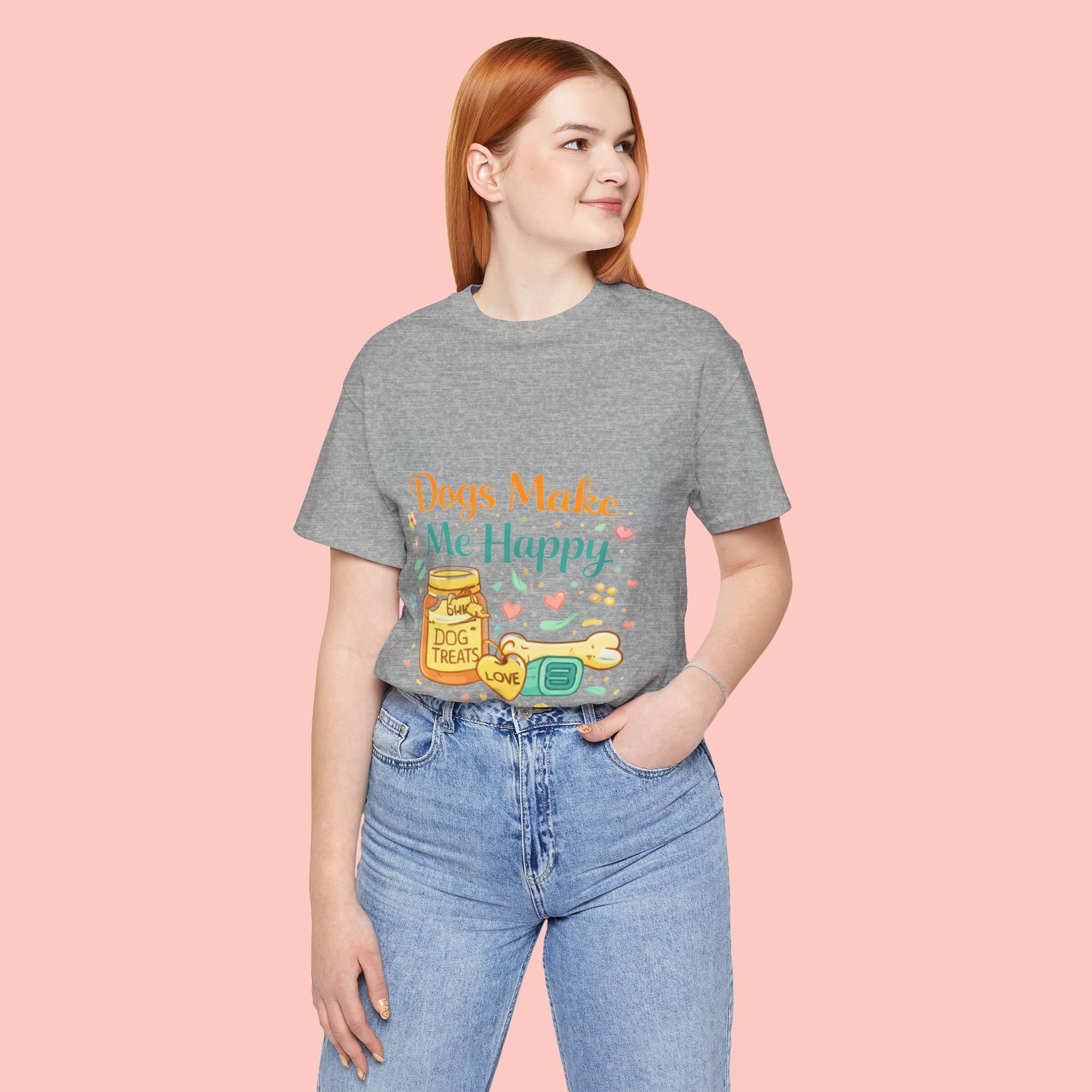 Dogs Make Me Happy T-Shirt