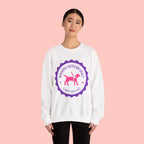Dog Walking Sweatshirt — "Walking With My Dog Can't Say No" Graphic Crewneck