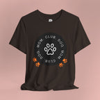 Dog Mom Club T-Shirt — Paw Print Graphic Tee for Pet Lovers