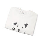 Dog Mama Crewneck Sweatshirt – Cute Paw Print & Puppy Graphic
