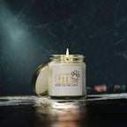 Coconut Apricot Scented Candle — "Lite Me When The Dog Farts" (4oz / 9oz)