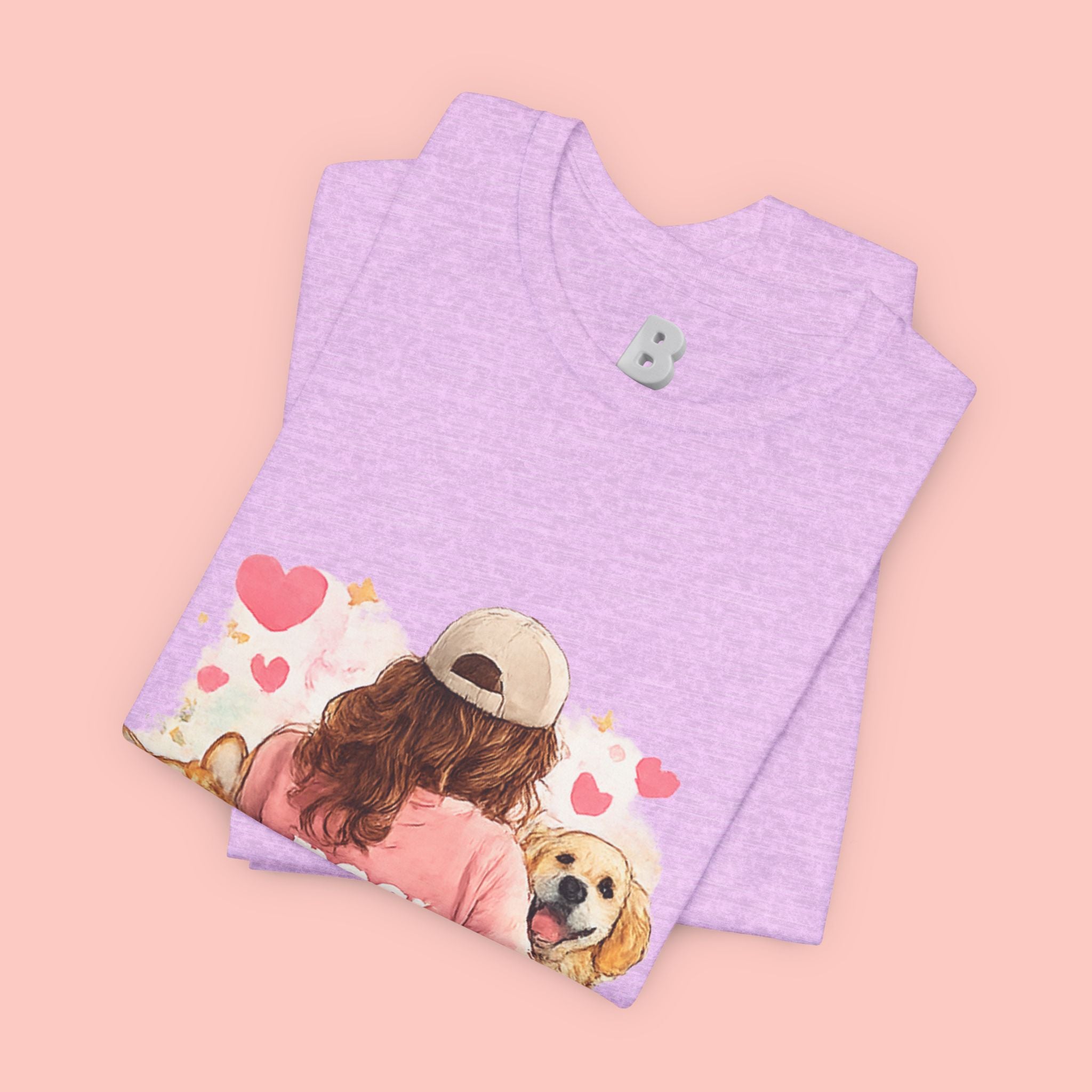 Dog Mom T-Shirt - Cute Woman with Dogs Graphic Tee