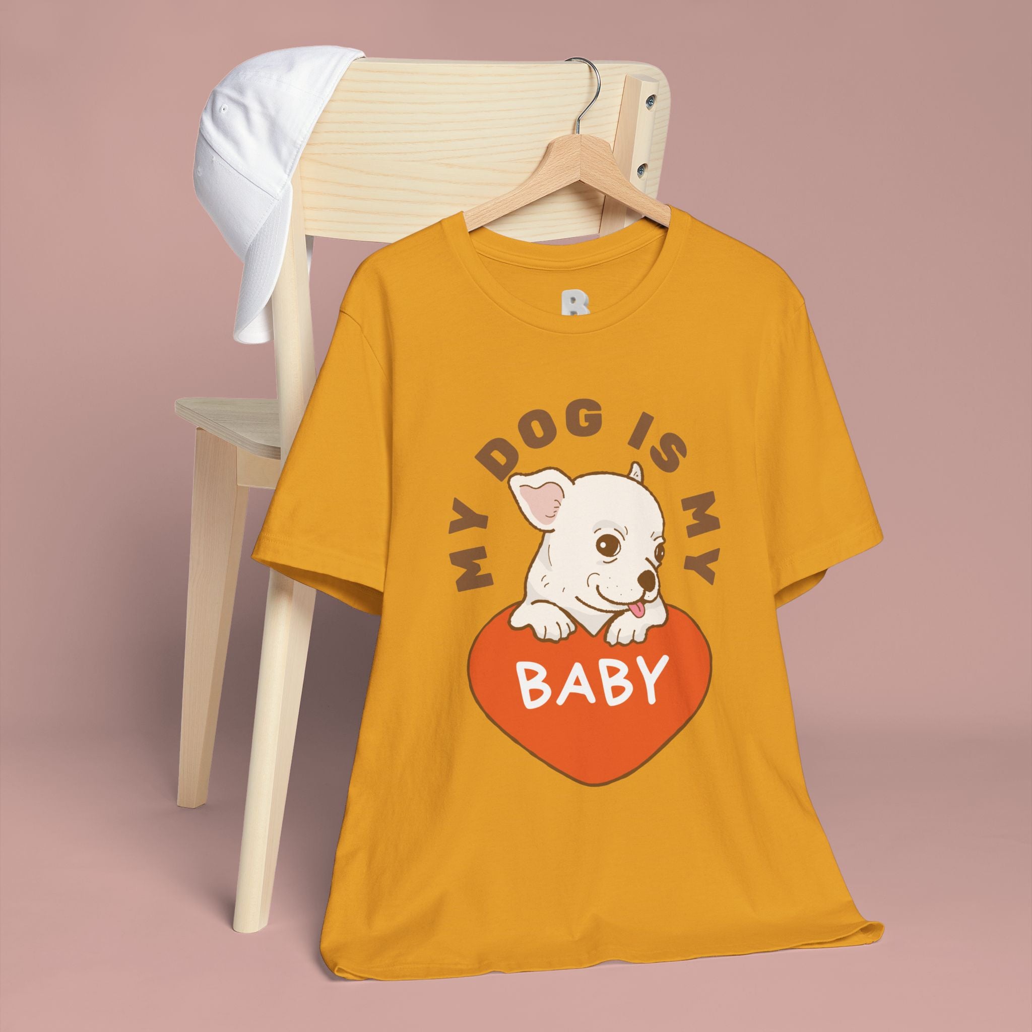 My Dog Is My Baby T-Shirt — Cute Puppy Heart Tee for Dog Lovers