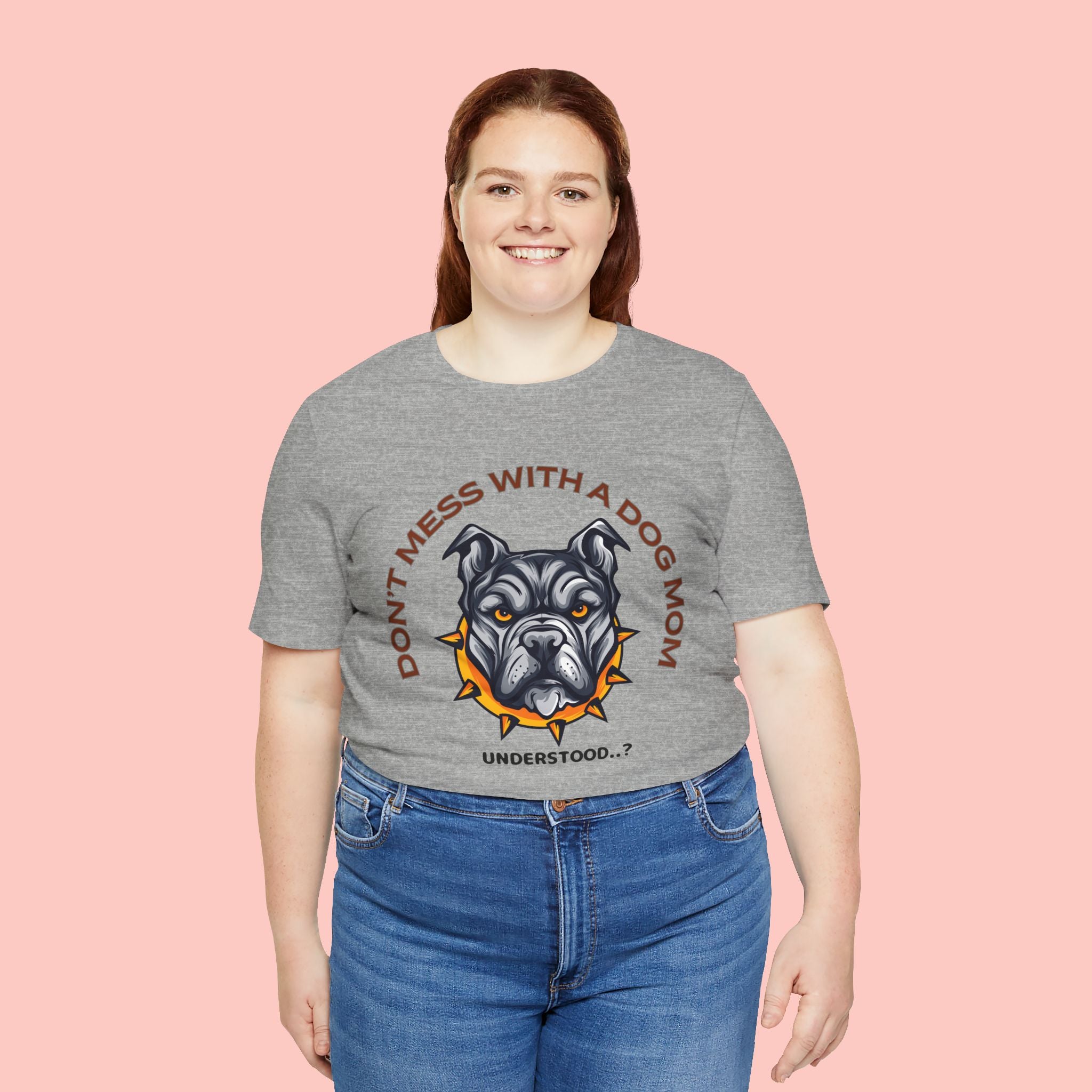 Dog Mom Tee — “Don't Mess With a Dog Mom” Graphic T‑Shirt