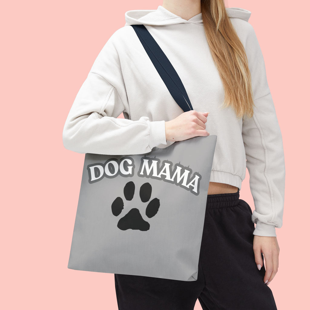 Dog Mama Paw Print Tote Bag – Cute Pet Lover Gift