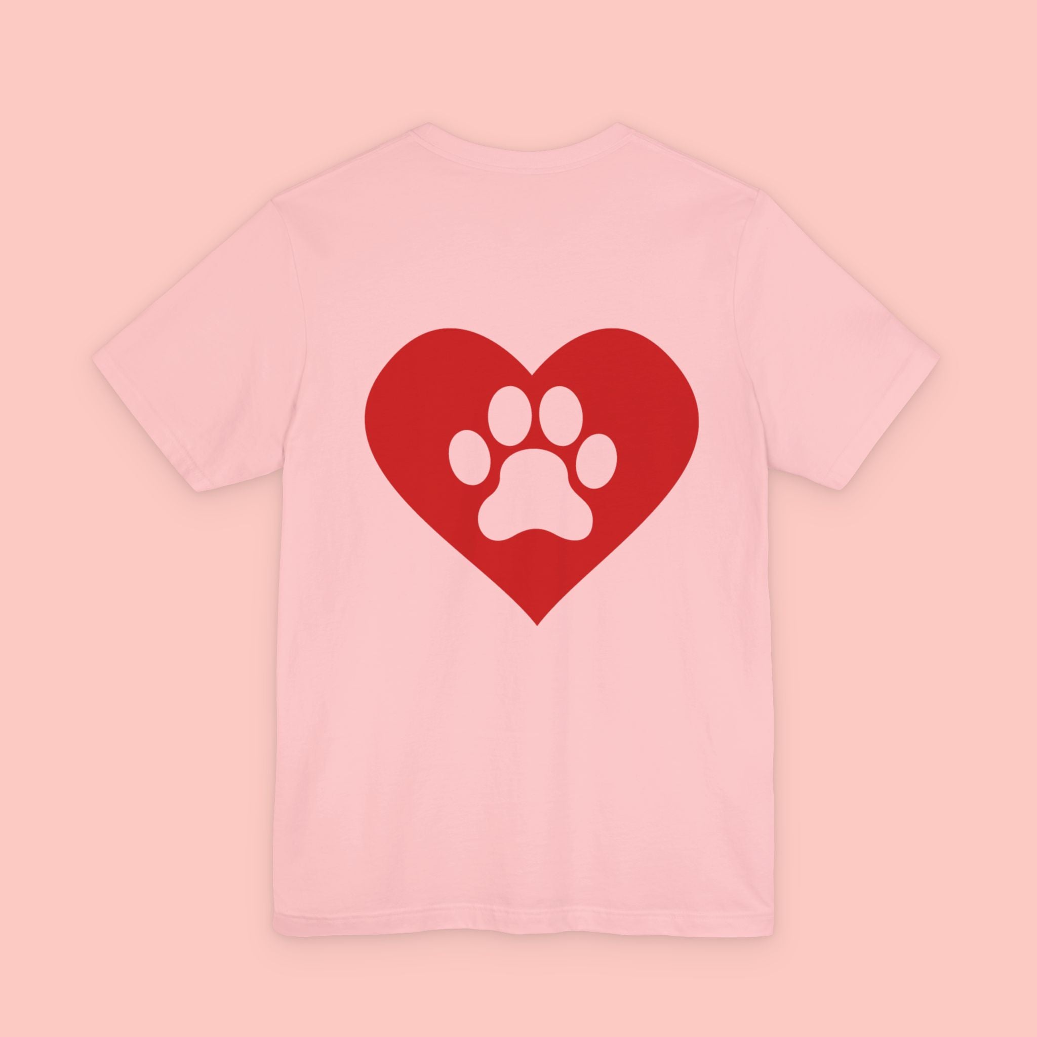 Pet Lover Heart Paw T-Shirt