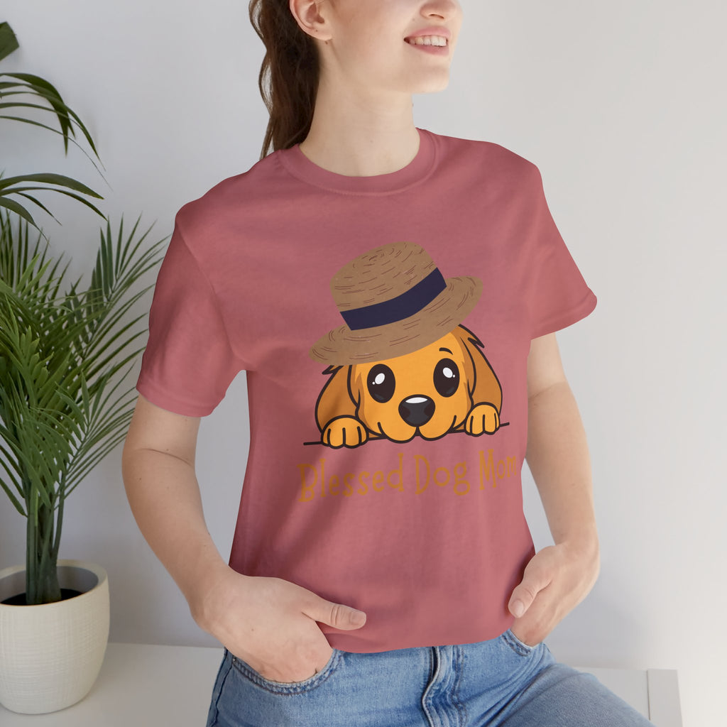 Blessed Dog Mom T-Shirt — Cute Puppy Graphic Tee for Dog Lovers