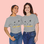 Dog Mama Graphic Tee — Cute Paw Print Dog Face T-Shirt for Dog Lovers