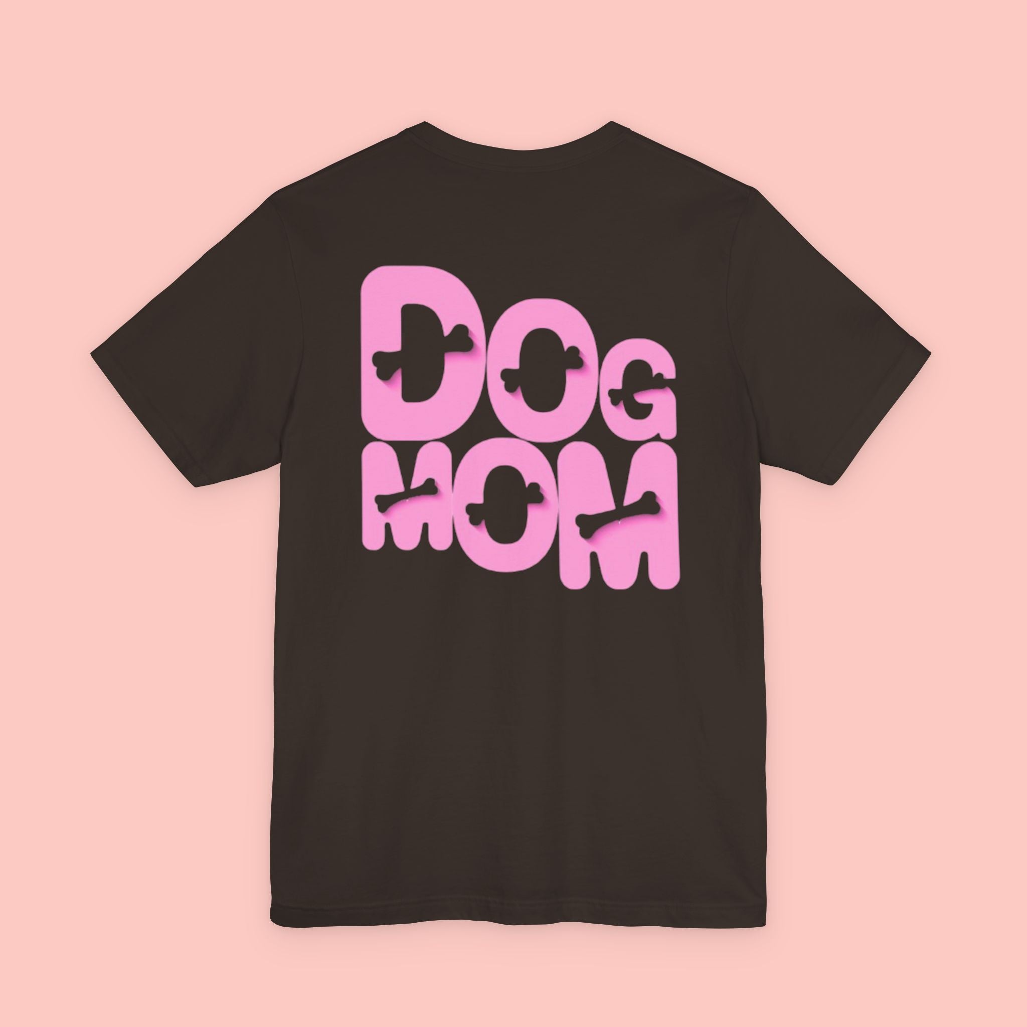 Dog Mom T-Shirt — Retro Pink Graphic Tee for Pet Lovers