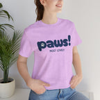 Paws! Cute Paw Print Tee — "Most Lovely" Graphic T-Shirt for Dog & Cat Lovers